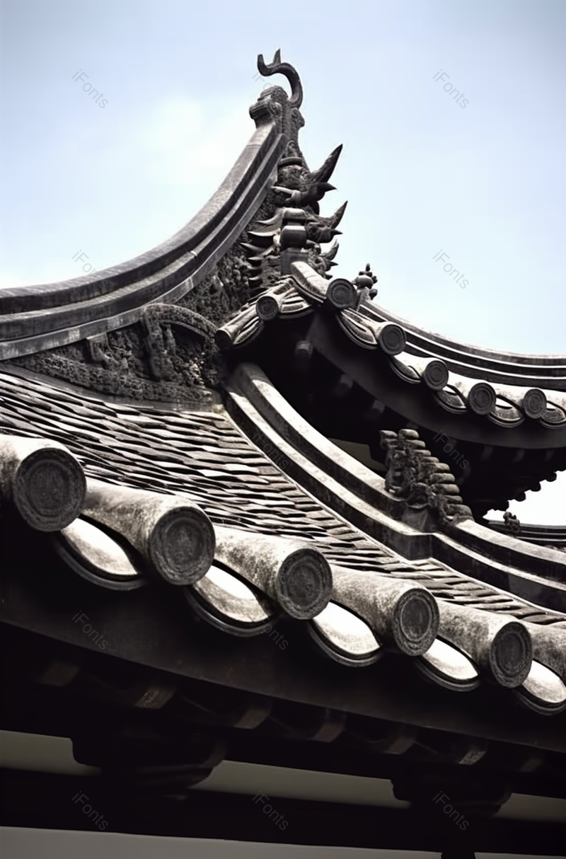 中国风房屋建筑屋檐摄影图,高清,摄影图,摄影图片,图片大全,摄影图免费下载